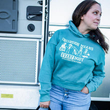 Load image into Gallery viewer, Inclusion Means EVERYbody Women's Boxy Hoodie
