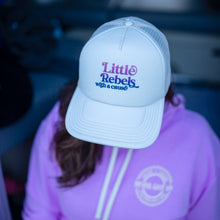 Load image into Gallery viewer, Little Rebels with a Cause Ombre Trucker Hat
