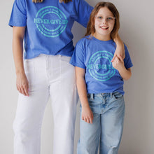 Load image into Gallery viewer, Advocate. Resilience. Never Give Up Garment-dyed Tee (youth + adult)

