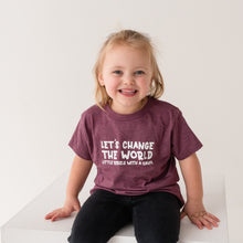 Load image into Gallery viewer, Let's Change the World. Toddler Crew
