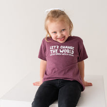 Load image into Gallery viewer, Let's Change the World. Toddler Crew
