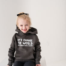 Load image into Gallery viewer, Let's Change the World. Youth Hoodies

