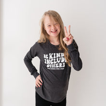 Load image into Gallery viewer, Be Kind &amp; Include Others Youth Long Sleeve Crew
