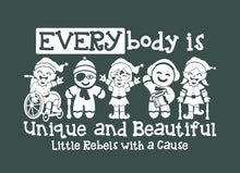 Load image into Gallery viewer, EVERYbody is Unique &amp; Beautiful Raglan Sweatshirt

