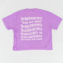 Load image into Gallery viewer, Nonspeaking Women's Boxy tee

