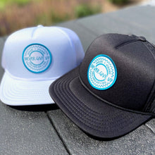 Load image into Gallery viewer, Advocate. Resilience. Never Give Up. Trucker Hats (patched)
