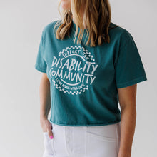 Load image into Gallery viewer, Support the Disability Community. Garment-dyed Tee (youth + adult)
