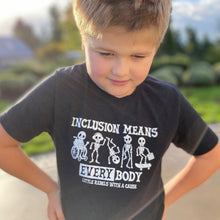 Load image into Gallery viewer, Inclusion Means EVERYbody Crew (toddler + youth + adult)
