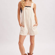 Load image into Gallery viewer, Zipper Front Shortalls
