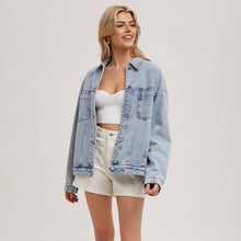 Load image into Gallery viewer, Denim Oversized Jacket

