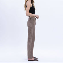 Load image into Gallery viewer, High Rise Barrel Jean by Flying Monkey ~ Stone
