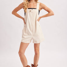 Load image into Gallery viewer, Zipper Front Shortalls
