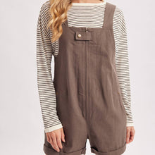 Load image into Gallery viewer, Zipper Front Shortalls
