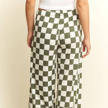 Load image into Gallery viewer, Checkered Straight Leg Knit Pants
