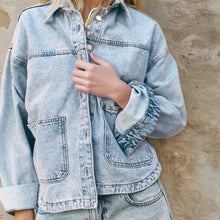 Load image into Gallery viewer, Lightweight Denim Jacket
