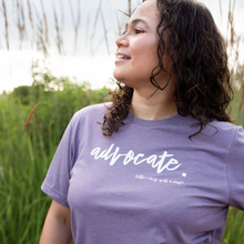 Load image into Gallery viewer, Advocate. Crew ~ Heather Purple
