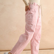Load image into Gallery viewer, Striped Barrel Pants ~ Pink
