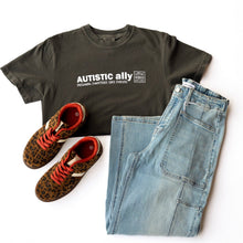 Load image into Gallery viewer, Autistic Ally Tee~ Garment-Dyed Pepper
