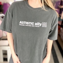 Load image into Gallery viewer, Autistic Ally Tee~ Garment-Dyed Pepper
