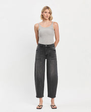 Load image into Gallery viewer, Super High Rise Panel Barrel Jeans ~ Flying Monkey
