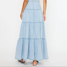 Load image into Gallery viewer, denim maxi skirt
