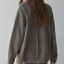 Load image into Gallery viewer, Knit Cotton Button Down Jacket

