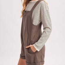 Load image into Gallery viewer, Zipper Front Shortalls
