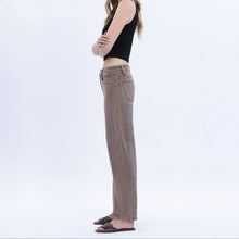 Load image into Gallery viewer, High Rise Barrel Jean by Flying Monkey ~ Stone
