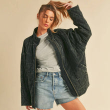 Load image into Gallery viewer, Oversized Quilted Jacket- SALE
