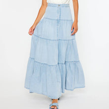Load image into Gallery viewer, denim maxi skirt
