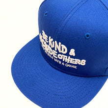 Load image into Gallery viewer, Be Kind &amp; Include Others. Youth Flat Bill Hats
