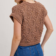Load image into Gallery viewer, Knit Short Sleeved Sweater
