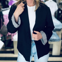 Load image into Gallery viewer, Blazer with Contrast Cuff
