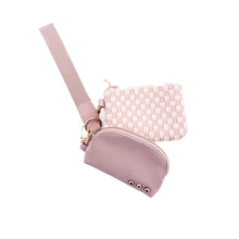 Load image into Gallery viewer, Wonderlust Woven Dual Pouch Wristlet
