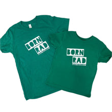 Load image into Gallery viewer, Born Rad Crews ~ Kelly Green (youth + toddler)

