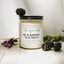 Load image into Gallery viewer, Blackberry Magnolia 8 oz Candle
