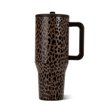 Load image into Gallery viewer, Brown Leopard HydroJug 40 oz Traveler Tumbler
