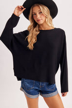 Load image into Gallery viewer, Oversized Batwing Knit Sweater
