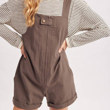 Load image into Gallery viewer, Zipper Front Shortalls
