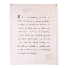 Load image into Gallery viewer, Believe In Yourself Canvas Wall Hanging

