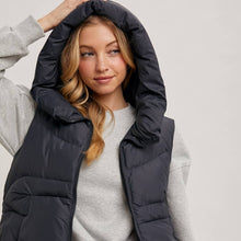 Load image into Gallery viewer, Puffer Hooded Vest ~ SALE
