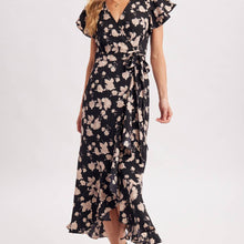 Load image into Gallery viewer, Floral Print Wrap Dress
