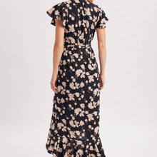 Load image into Gallery viewer, Floral Print Wrap Dress
