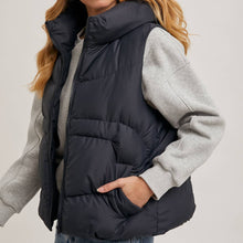 Load image into Gallery viewer, Puffer Hooded Vest ~ SALE
