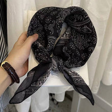 Load image into Gallery viewer, Retro Cashew Print Lightweight Silk Scarf
