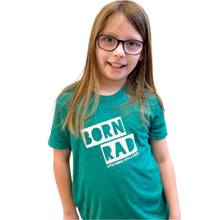 Load image into Gallery viewer, Born Rad Crews ~ Kelly Green (youth + toddler)
