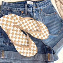Load image into Gallery viewer, Women's Classic Checker Flip Flops
