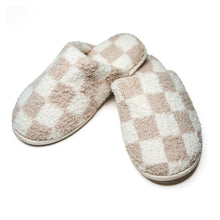Load image into Gallery viewer, Local Beach Checker Cozy Slippers
