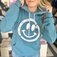 Load image into Gallery viewer, Stand Up &amp; Stand Together Hoodie ~ Teal CJF x LR
