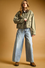 Load image into Gallery viewer, Utility Jacket with Contrast Collar
